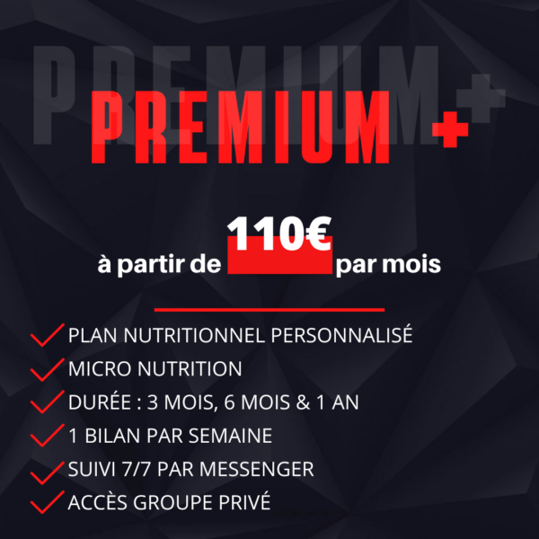 Coaching en ligne premium+ résultats garanties