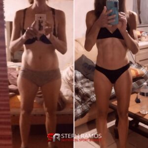 Transformation physique Bikini NPC avec coaching à La Rochelle et en ligne Steph Ramos Coach